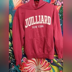 Juilliard, dance, ballet, arts, New York, sweatshirt size medium, hoodie, 90s